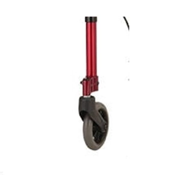 Nova Red Right Front Leg Ext. W, 5in. Wheel