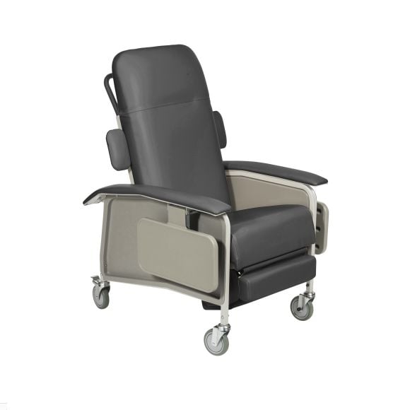 Clinical Care Geri Chair Recliner, Charcoal by Drive Medical D577-CHAR