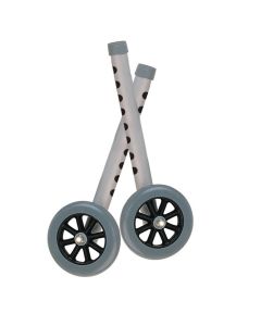 Extended Height 5" Walker Wheels and Legs Combo Pack by Drive Medical
