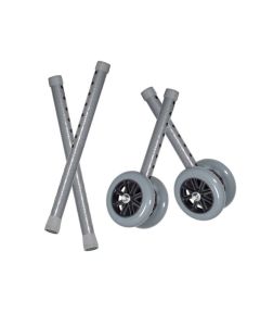 Heavy Duty Bariatric 5" Walker Wheels Extension Legs 