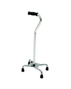 Bariatric Heavy Duty Large Base Quad Cane with Vinyl Contoured Hand Grip 10317-1