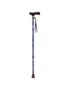 Adjustable Lightweight "T" Handle Cane with Wrist Strap 10335ab-1