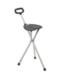 Drive Folding Lightweight Cane Seat, Silver 