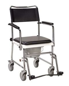 Seat Wheeled Drop Arm Commode Drive Medical 11120-SP 11120SV