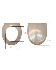 Medical Commode Toilet Seat and Lid Drive Medical 11150-1