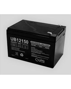 15Ah 12V Mobility Scooter Battery, Universal, F2 Terminal UB12150