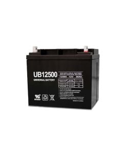 50Ah 12V Mobility Scooter Battery, Universal, L2 Terminal UB12500