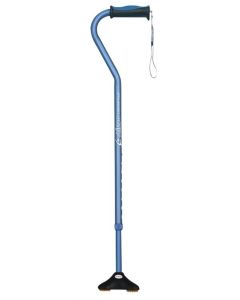 Airgo Comfort-Plus Cane with MiniQuad Ultra-stable Tip, Blue