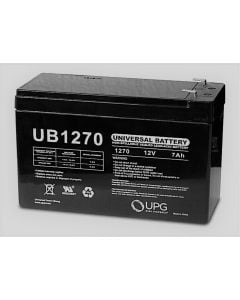 7Ah 12V Mobility Scooter Battery, Universal, F1 Terminal UB1270