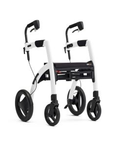 Rollz Motion 2 Rollator Transport Chair Pebble White - Regular by Triumph