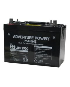 90Ah 12V Mobility Scooter Battery, Universal, Marine Combo Terminal UB12900