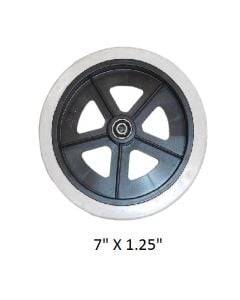 Front or Rear Wheel for Drive Medical Rollator Walker 260n or 10257, Black