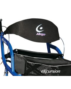 Airgo Walker Rollator Backrest XWD Black Hugo A01-102