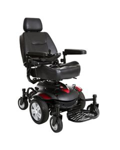 Titan AXS Mid-Wheel Drive Powerchair, 18" x 18" Captain Seat