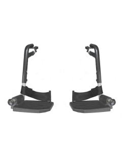 Swingaway Footrests, Viper GT Wheelchair, by Drive Medical AL3-4SF (Default)