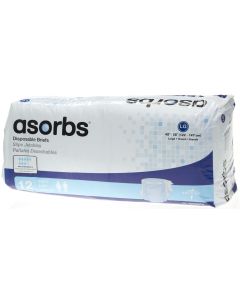 Asorbs Ultra-Soft Plus Briefs - Large | 12