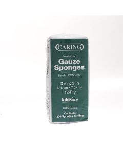 Bag of Medline Caring Woven Non Sterile Gauze Sponges PRM21312CZ