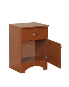 1 Drawer Bedside Cabinet Cherry Wood Drive Medical BDL100A030-A