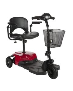 Red Bobcat X3 3 Wheel Compact Transportable Scooter 