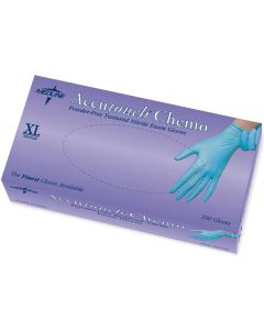 Box of Accutouch Chemo Nitrile Exam Gloves | Blue | X-Large