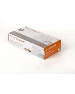 Box of Accutouch Synthetic Exam Gloves | Clear | Large