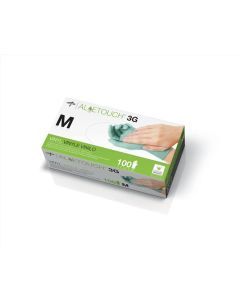 Box of Aloetouch 3G Powder-Free Latex-Free Synthetic Exam Gloves X-Small