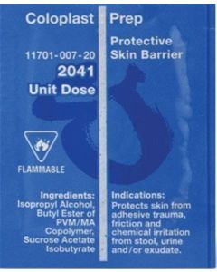 Box of Coloplast PREP Protective Skin Barriers Coloplast COI2041Z