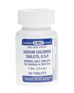 Box of GENERIC OTC Sodium Chloride Tablets OTC176001N