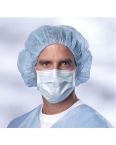 Box of Medline Basic Procedure Face Masks Earloops Blue NON27375Z
