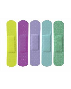 Box of Medline CURAD Neon Adhesive Bandages Natural NON256131