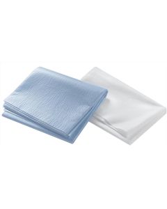Box of Medline Disposable Polypropylene Fitted Stretcher Sheets Blue NON34600