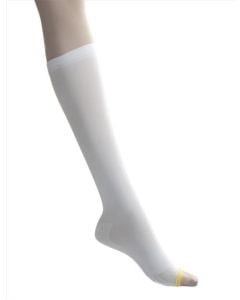 Box of Medline EMS Knee Length Anti Embolism Stockings White Large MDS160664H