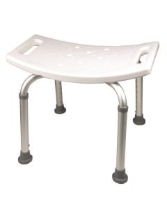White Aluminum Adjustable Bath Benches - Roscoe Medical