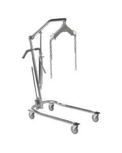 Hydraulic Patient Lift with Six Point Cradle | Chrome