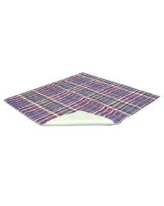 Quik Sorb 24x36 Plaid Underpad for Sofa Bed Couch