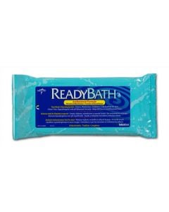 24 Medline ReadyBath LUXE Total Body Cleansing Heavyweight Washcloth Packs MSC095100