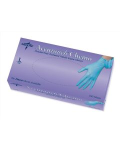 Case of Accutouch Chemo Nitrile Exam Gloves | Blue | Large