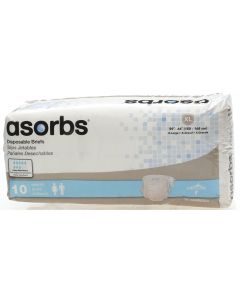 Case of Asorbs Ultra-Soft Plus Briefs - X-Large | 60