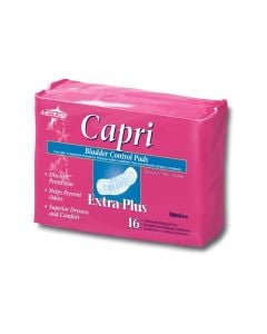 Case of Capri Bladder Control Pads | 180 2.75" X 9.75"