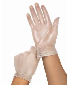 Case of Clear-Touch Vinyl Multi-Purpose Gloves | Medium