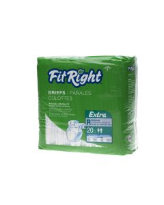 Case of FitRight Extra Briefs - Regular | 80