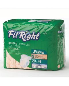 Case of FitRight Extra Briefs - Small | 80