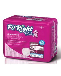 Case of FitRight Pink Protective Underwear - 68.00 | 80