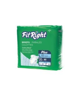 Case of FitRight Plus Briefs - Large | 80