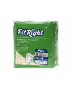 Case of FitRight Plus Briefs - X-Large | 80