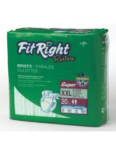 Case of FitRight Restore Briefs - XX-Large | 80