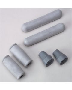 Case of Medline Crutch Replacement Tips Gray MDS80266RW
