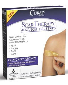 Case of Medline CURAD Advanced Scar Therapy Strips CUR0023