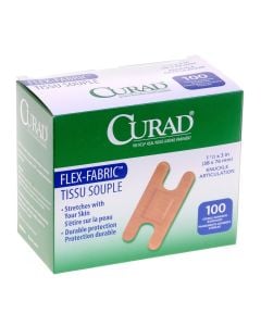 Case of Medline CURAD Fabric Adhesive Bandages Natural NON25510Z