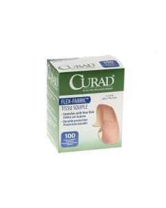 Case of Medline CURAD Fabric Adhesive Bandages Natural NON25660Z